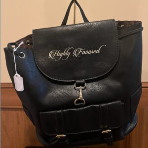 Highly Favored Sturdy Leather Purse Black